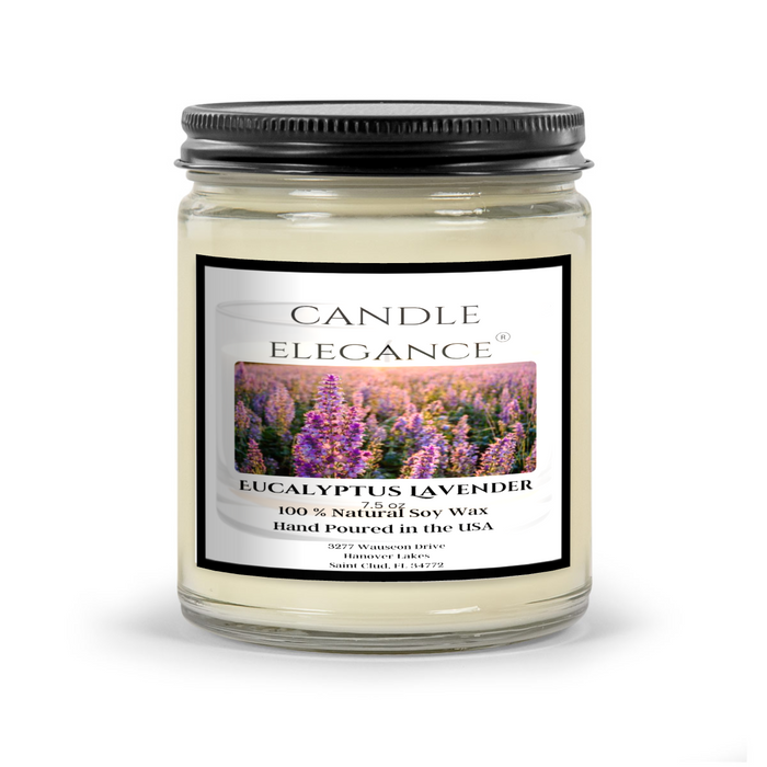 It's time for the peaceful essence of our Eucalyptus Lavender candles. Crafted from natural ingredients without any artificial additives, they offer a harmonious blend of rejuvenating fragrances and grounding herbs. Enjoy their calming benefits at home or on-the-go, perfect for gifting to loved ones. Transform any space into a tranquil oasis.
