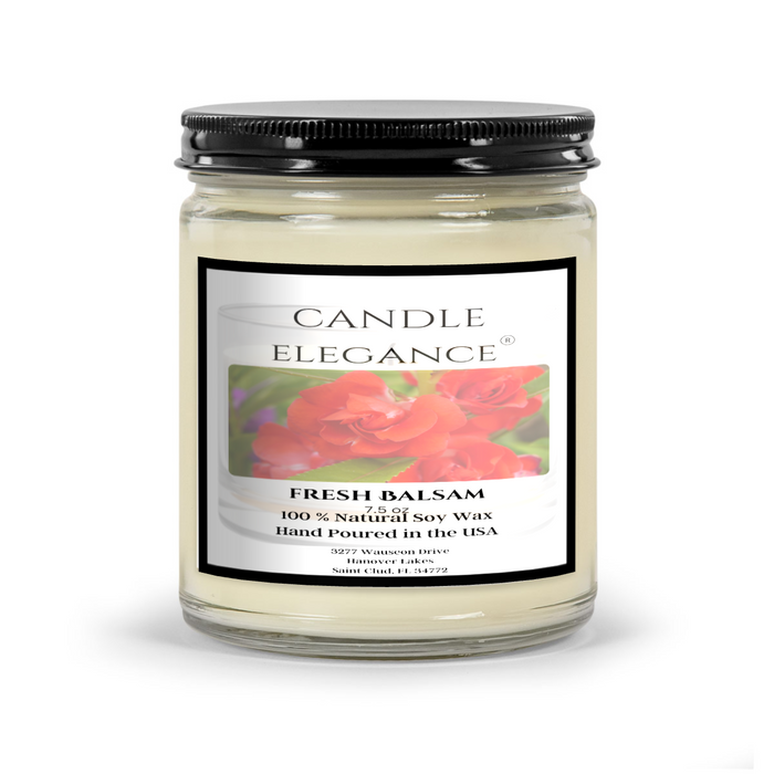 This Fresh Balsam Candle has a refreshing, forest-like scent, and is handcrafted in the United States using 100% natural soy wax. It also comes with a sleek, black lid and is environmentally friendly.