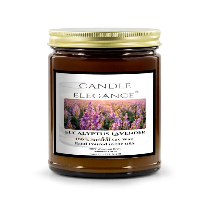 Indulge in the calming aroma of Eucalyptus Lavender candles. Made with natural soy blend and grounding botanicals, these candles provide 50-60 hours of burn time. Gift them on any occasion and bring fresh air into any space. Proudly made in the USA.