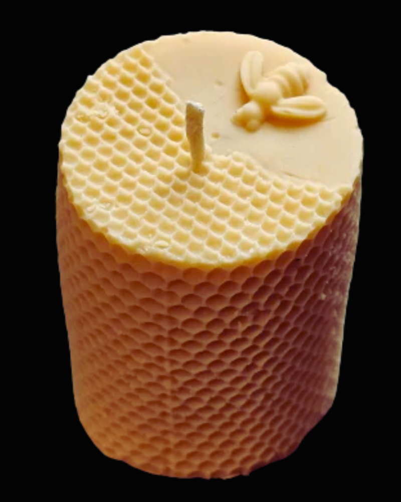 Create an elegant and eco-friendly ambiance with our Pillar Candle. Made from 100% USDA Certified Organic beeswax, it provides clean and natural lighting for any occasion. Our Signature Honeycomb design adds a touch of luxury to your home. Hand-poured for a one-of-a-kind experience.