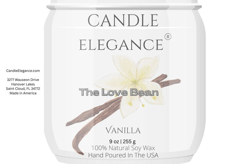 Candle Elegance Vanilla candle with vanilla bean and flower illustration on a white background. Transform any space into a cozy sanctuary with our Electric Warmer. Experience fast and efficient scent diffusion, enveloping your home in a warm and inviting atmosphere. Decorate and enhance your surroundings with this stunning warmer.