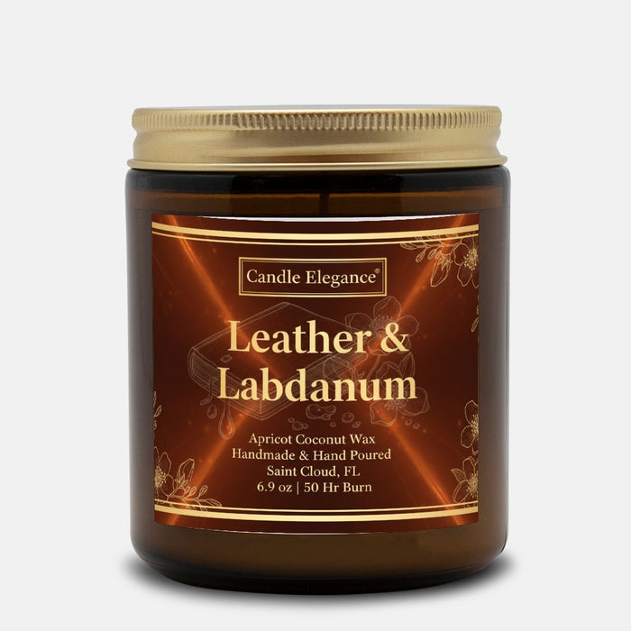 Leather & Labdanum Candle