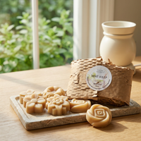 Mint Julep wax melts in a sunlit mint-garden room