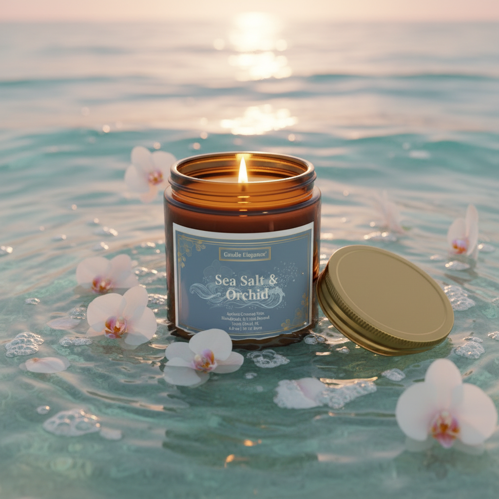 Sea Salt & Orchid Candle